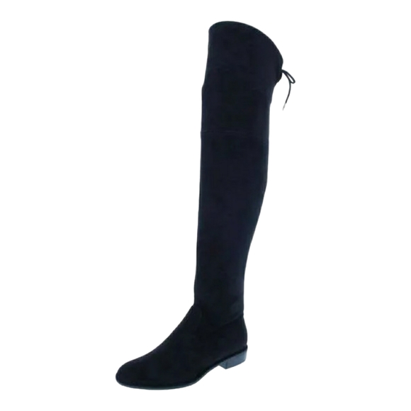 Mark Fisher Over The Knee Black Boots Size 7 With Low Heel - Picture 2 of 9